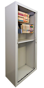 Tambour Cupboards by Keylar Shelving