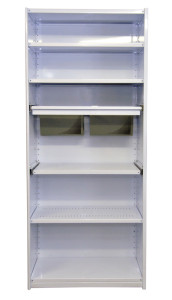 Rolled Upright Shelving Solutions - Keylar Shelving